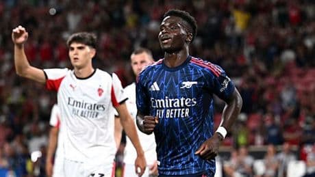 Bukayo Saka shines before wonderkid steals attention as Arsenal beat AC Milan - 5 talking points