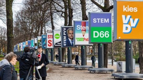 ’Thema Europa ondergeschoven kindje in verkiezingscampagne voor Tweede Kamer’
