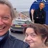 Richard E. Grant is overcome with emotion as Ruth Jones treats him to a Gavin & Stacey tour in Wales after admitting show brought his late wife comfort in the last months of her life