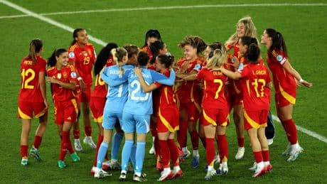 Alemania - España, la semifinal de la Eurocopa femenina en imágenes
