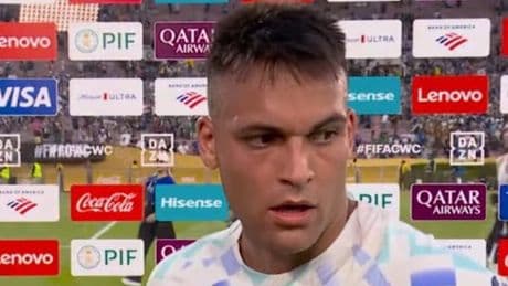 Lautaro: &quot;Il campo ha penalizzato l'Inter&quot;, web spietato: &quot;Forse anche per il 5-0 stesso problema&quot;