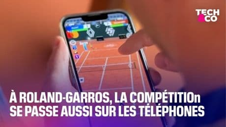 À Roland-Garros, on joue au tennis sur les courts et sur les téléphones