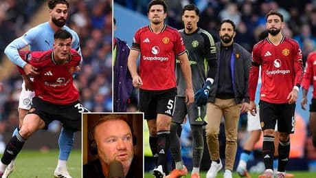 Wayne Rooney names the Man United star who MUST start to address a 'lack of leadership' and 'passion' - as club legend reveals why he feels sorry for Benjamin Sesko after derby defeat
