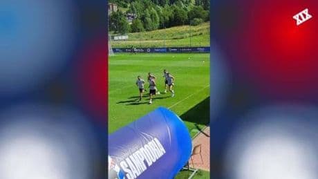Sampdoria, primo allenamento a Ponte di Legno | Video