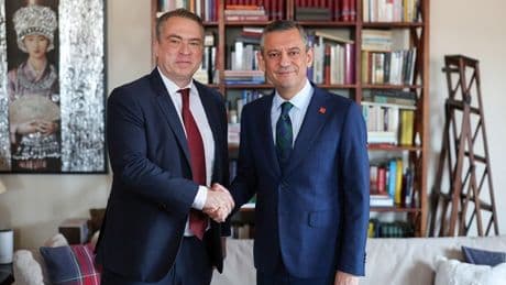 Özgür Özel, AB üyesi ülkelerin büyükelçileriyle bir araya geldi