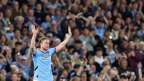 Kevin De Bruyne waves Etihad goodbye with classy message on Man City farewell