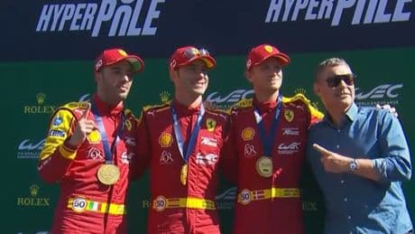 Miguel Molina saldrá desde la pole en otro triplete de Ferrari
