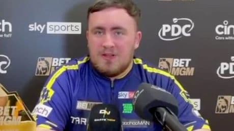 Luke Littler clear on retirement plans after Premier League Darts rival's claim