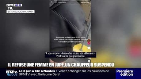 "Si vous montez, descendez un peu vos vêtements": Un conducteur de la RATP visé par une procédure disciplinaire et suspendu après avoir tenu "des propos inappropriés vis-à-vis d'une voyageuse"