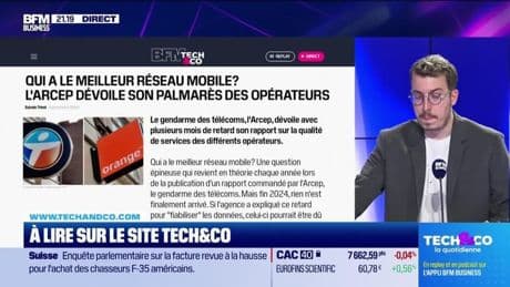 À lire sur le site Tech&Co : Qui a le meilleur réseau mobile ? L’ARCEP dévoile son palmarès des opérateurs, par Sylvain Trinel - 01/07
