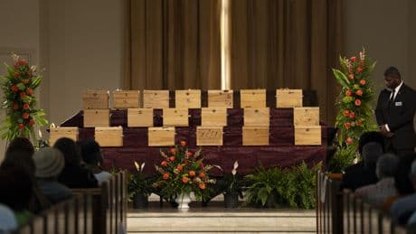 Skulls once subject to racist study in Germany are laid to rest in New Orleans