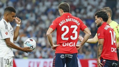 Desestiman las alegaciones de Osasuna y ya se conoce la sanción a Bretones