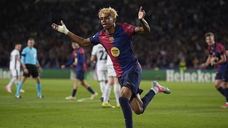 Lamine Yamal scores sensational solo goal on landmark 100th Barcelona appearance - as Ally McCoist hails 'genius' 17-year-old