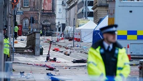 Liverpool crash witness saw driver being 'carried away' by sea of cops