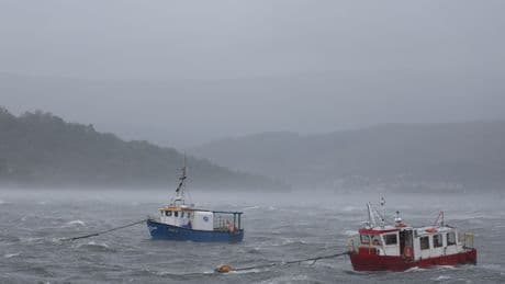 Rafales à 200 km/h, véhicules emportés, trains et avions annulés... L’Écosse secouée par la tempête Floris en plein pic touristique