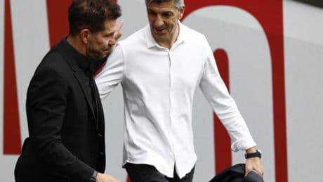 Simeone valoró el adiós de Alguacil: "Es una pena, hizo un trabajo espectacular"