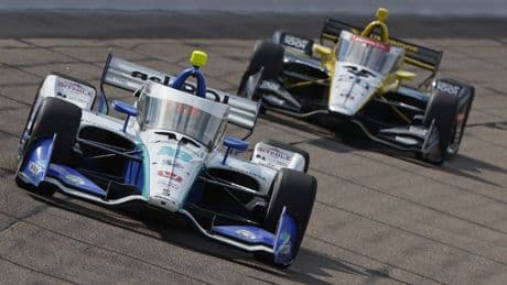 Van Kalmthout voor eerst in drie jaar weer op podium in IndyCar-race