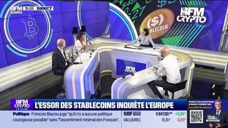 BFM Crypto, le Club : L'essor des stablecoins inquiète l'Europe - 01/09