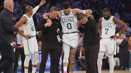 Se cumplen los peores presagios: Jayson Tatum tiene roto el Aquiles