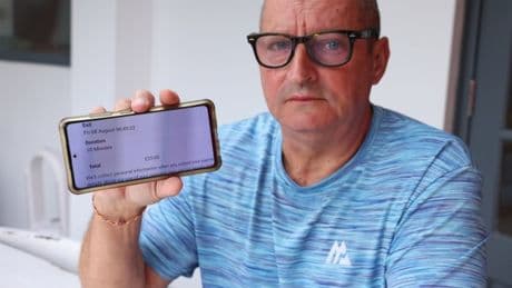 Grandad’s fury after 18-second loo trip costs him dearly at airport car park