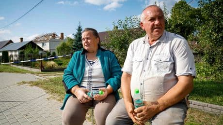 Russen-Drohne stürzte in ihr Haus  - „Es gab einen Knall und alles explodierte“