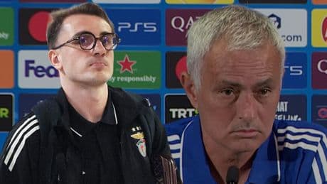 Jose Mourinho'dan Benfica maçı öncesi Kerem Aktürkoğlu açıklaması: Fenerbahçe oyuncusu olarak düşünemem