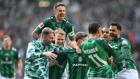 1:0 gegen Bochum - Werder-Jubel mit zwei Minuten Verspätung