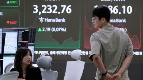 Asian shares are mostly higher after China-US talks end without a trade deal