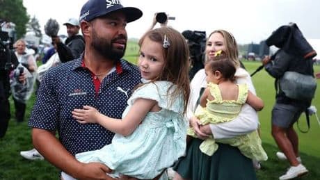 JJ Spaun made emergency 3am trip on morning of US Open win after message from wife