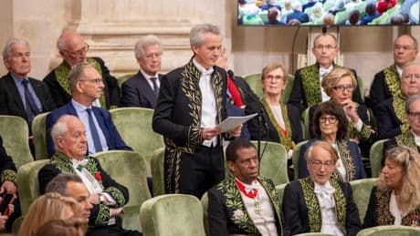 Raphaël Gaillard célèbre Valéry Giscard d’Estaing à l’Académie française