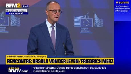 Friedrich Merz: "À partir de lundi, Poutine devra démontrer s'il veut réellement la paix avec l'Ukraine"