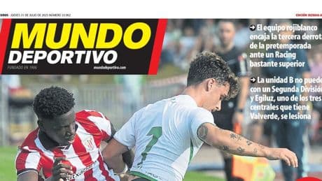 Portada de hoy de la Edición Bizkaia-Araba de Mundo Deportivo