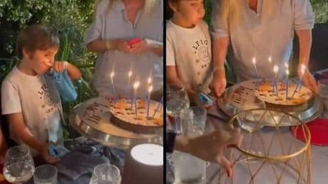 Mara Venier felice al compleanno del nipotino. Ma un dettaglio allarma i social