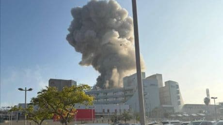 Un misil iraní impacta contra un hospital en Israel