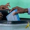 Coup leader seeks win in first vote since Gabon army takeover
