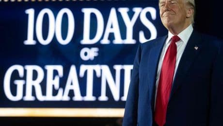 Donald Trump célèbre ses cent jours à la Maison Blanche devant ses partisans, en dépit du pessimisme croissant : « Vous n’avez encore rien vu ! »