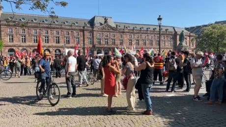 "L'union fait la force": près de 4.000 manifestants réunis à Strasbourg pour le défilé du 1er-Mai