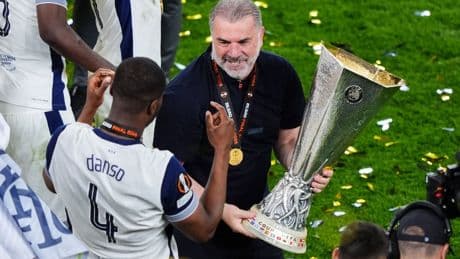 ‘Serial winner’ Ange Postecoglou wants to build on Europa League triumph at Tottenham