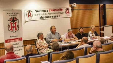 Face à la concentration des médias, les lecteurs de « l’Humanité » défendent un journal indépendant