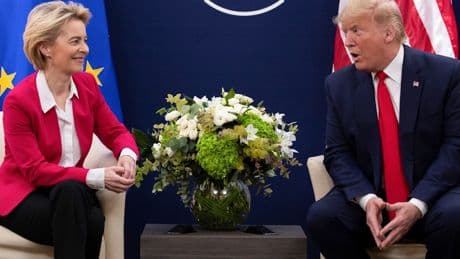 USA: Zollstreit: Von der Leyen will Trump am Sonntag treffen