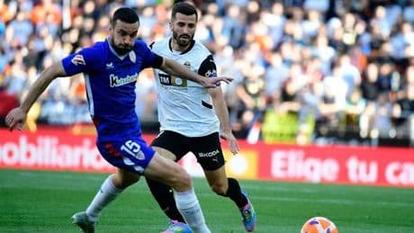 El gol de Berenguer le da los tres puntos al Athletic en Mestalla