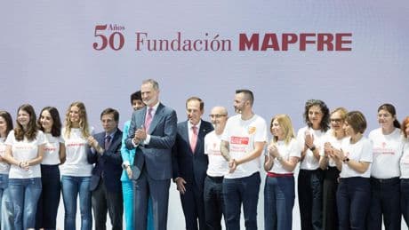 El Rey preside el 50 aniversario de Fundación MAPFRE y destaca su contribución a la educación, la investigación y la cultura