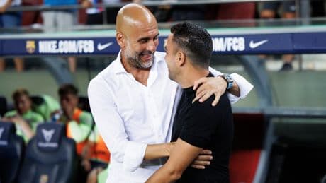 Pep Guardiola y Xavi Hernández, utilizados en un intento de ciberestafa