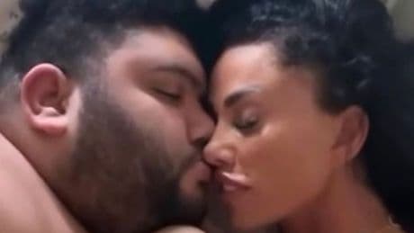Katie Price shares exciting confession as she cuddles in bed with birthday boy Harvey