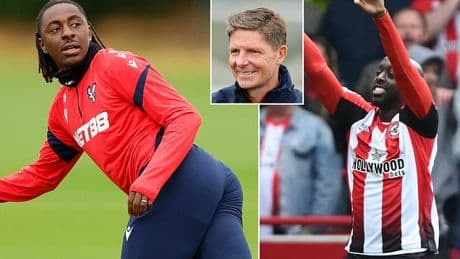 Tottenham consider offering shock makeweight forward to Crystal Palace in Eberechi Eze deal to free up funds for Brentford striker and Newcastle target Yoane Wissa