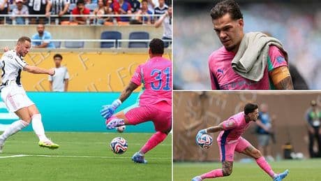 Ederson makes HOWLER for Man City during Club World Cup clash with Juventus - gifting Teun Koopmeiners a simple equaliser on the same day he commits his future to the club