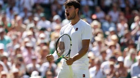Carlos Alcaraz sees off Taylor Fritz to reach Wimbledon final yet again