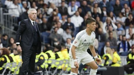 Ancelotti: "Hace dos meses di un palo al entorno de Güler y ahora les tengo que felicitar"