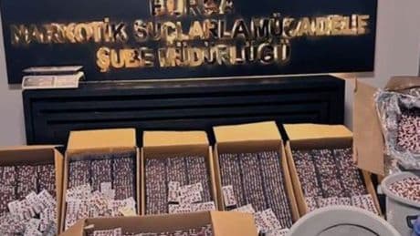 300 bin uyuşturucu hap ele geçirildi