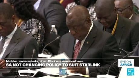 South Africa is not changing policy to suit Musk's Starlink